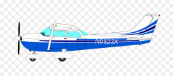 Airplane Cessna 172 Cessna 150 Cessna 177 Cardinal Clip art - Blue ...