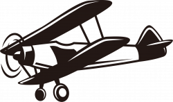 Airplane Aviation Propeller - Vintage Retro biplane png ...
