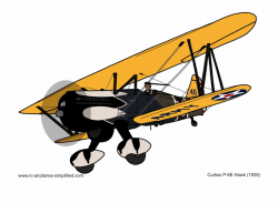 Plane Silhouette Png Clip Art Png M - Curtiss P 1 Hawk Art ...