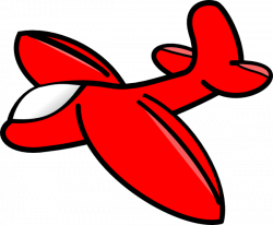 Red Plane Clip Art at Clker.com - vector clip art online, royalty ...