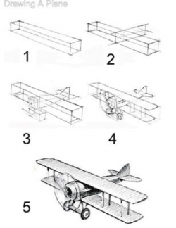 How to #Draw A Plane #MichaelsStores | Kids Crafts | Pinterest ...