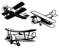 Biplane Silhouette at GetDrawings.com | Free for personal use ...