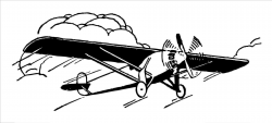 Vintage red vintage airplane clipart biplane clipart party planning ...