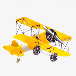 Yellow Small Plane, Yellow, Aircraft, Technology PNG Image and ...