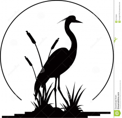 Crane Bird Silhouette at GetDrawings.com | Free for personal use ...