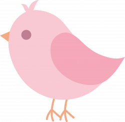 Cute Pink Bird Clipart