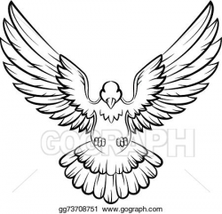 Vector Art - Cartoon dove birds logo for peace c. EPS clipart ...