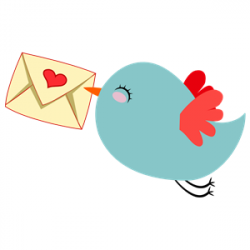 Cute Mail Carrier Bird clipart, cliparts of Cute Mail ...