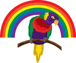 Free Parrot Clipart Image 0515-1102-0720-3021 |