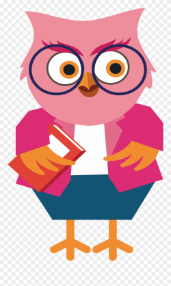 Clipart Bird Teacher - Cute Owl Teacher Clipart - Png ...