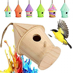 Buy Generic Big Wooden DIY Bird House Birdhouse Nesting Box Nest ...