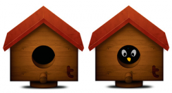 Image of birdhouse clipart 3 bird house free clip art ...