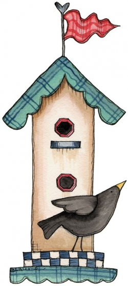 78 best Clip Art...My Style-BirdHouses images on Pinterest | Bird ...