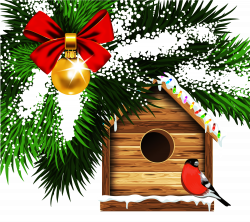 Transparent Christmas Bird House PNG Clipart | Gallery Yopriceville ...