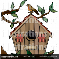 Birdhouse Clipart #72615 - Illustration by Pams Clipart