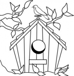 embroidered birdhouse birdclipart.com #embroidery | embroidery ...
