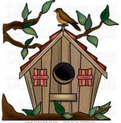 Birdhouse Clip Art Clipart,Cute Whimsical Bird House Clipart Clip ...