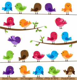 Cute Birds Clipart and Vectors – PinkPueblo