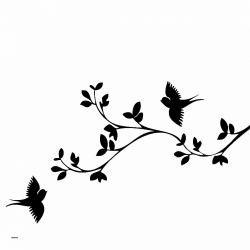 Silhouette Of Birds On Branch at GetDrawings.com | Free for personal ...