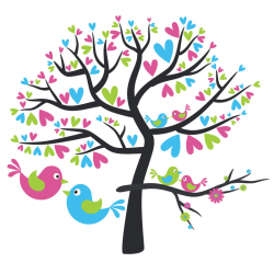 love birds in tree clipart 2 | Clipart Station