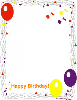 happy birthday png | Happy Birthday Border clip art | Clip Art~Happy ...