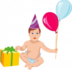 Baby Birthday Clipart