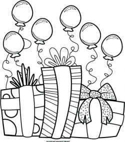 Chic And Creative Happy Birthday Clipart Black White - cilpart