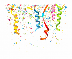Party Confetti Birthday Clip Art - Birthday Background ...