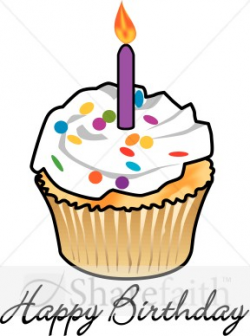Happy Birthday Cupcake Clipart | Clipart Panda - Free Clipart Images