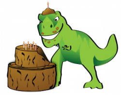 4 dinosaur birthday clip art. | Clipart Panda - Free Clipart Images