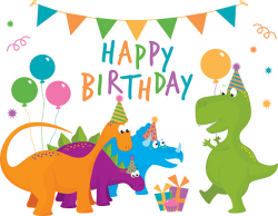 Free Dinosaur Birthday Cliparts, Download Free Clip Art ...