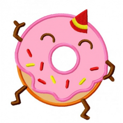 Birthday Donut - lunastitches.com