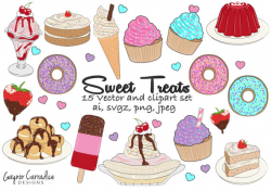 Desserts clipart, birthday clipart, cakes clipart, bakery clipart ...