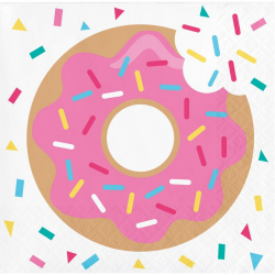 192/case) Donut Time Beverage Napkin - Party Secret