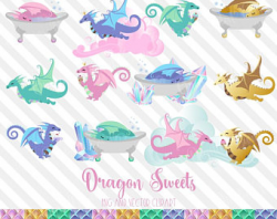 Unicorn Sweets Clipart PNG vector unicorn clip art graphics