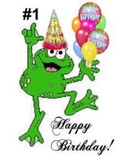 Happy Birthday Frog | My Wallpaper | FROG CLIPART | Happy ...