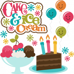 Birthday Cake And Ice Cream Clipart
