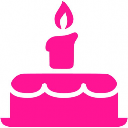 Deep pink birthday cake icon - Free deep pink cake icons