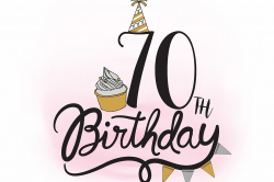 70th Birthday SVG clipart, Birthday Quo | Design Bundles