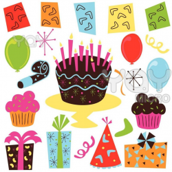 Birthday clipart printable - Pencil and in color birthday clipart ...