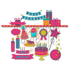 Shop Happy Birthday Clipart on Wanelo