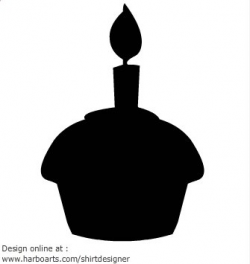 Cake Silhouette at GetDrawings.com | Free for personal use Cake ...