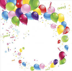 Balloons Swirl !!! | Borders, Frames & Backgrounds | Pinterest ...