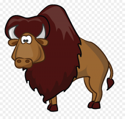American bison Cartoon Clip art - buffalo png download - 850*850 ...