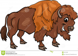 Bison Funny Clipart