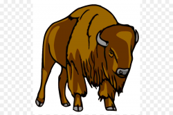 American bison Bear Clip art - Cartoon Bison Cliparts png download ...