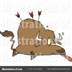 Buffalo Clipart #441243 - Illustration by toonaday