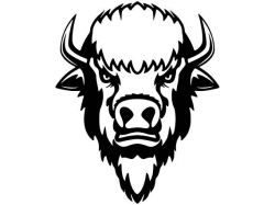 Buffalo #2 Bison Head Wild Animal Wildlife Mascot Company Logo .SVG ...