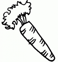 Carrot Clipart Black And White | journalingsage.com