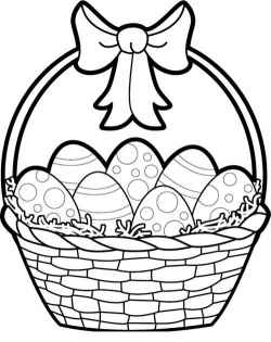 Easter Clipart Black and White | Easter Bunny & Eggs | Pinterest ...